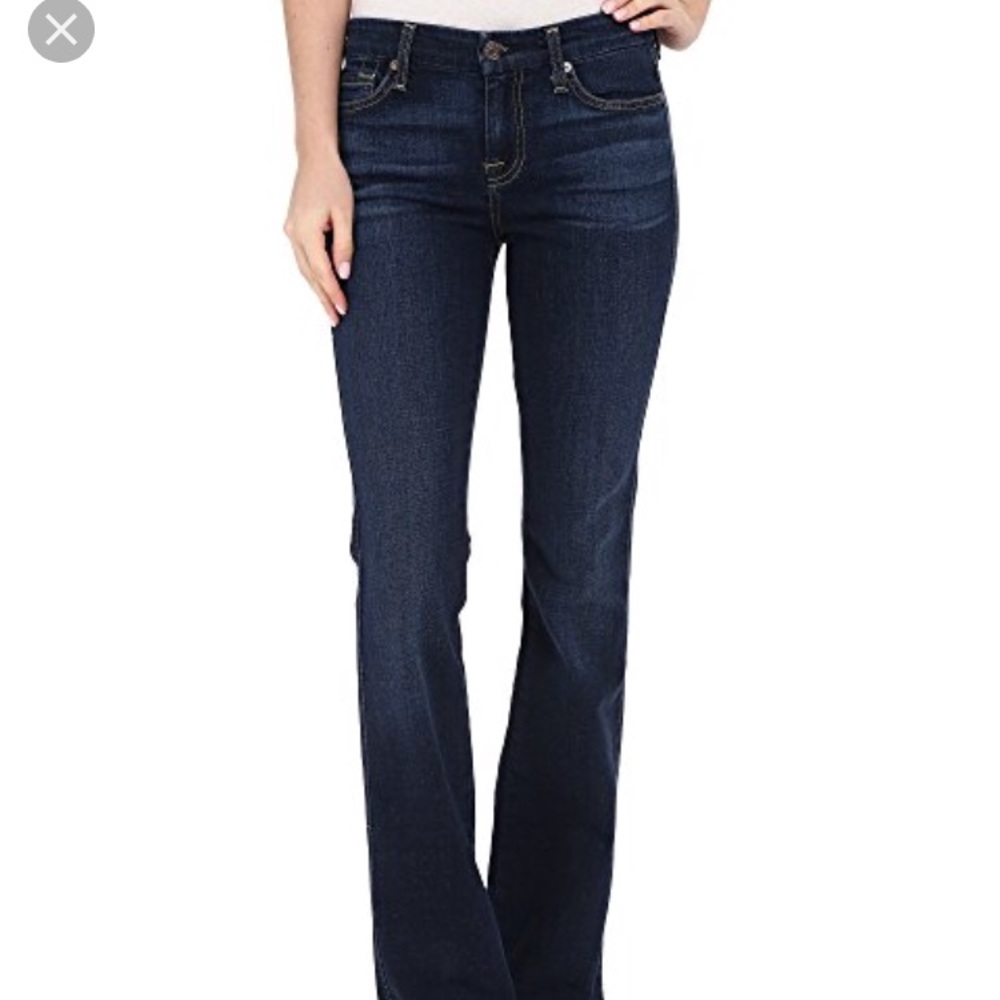 NWOT 7FAM 27”x29” A Pocket Bootcut Jeans